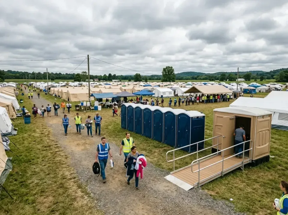 disaster-relief-camp-restrooms-010 — frequently asked questions, Dumpster & Portable Bathrooms Rental in Verde Village, AZ